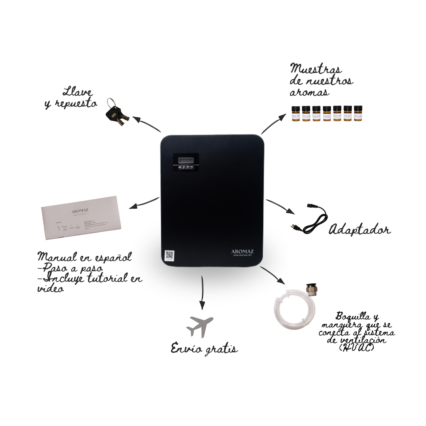 Difusor Profesional Grande AROMAZ 1600 m² (HVAC)